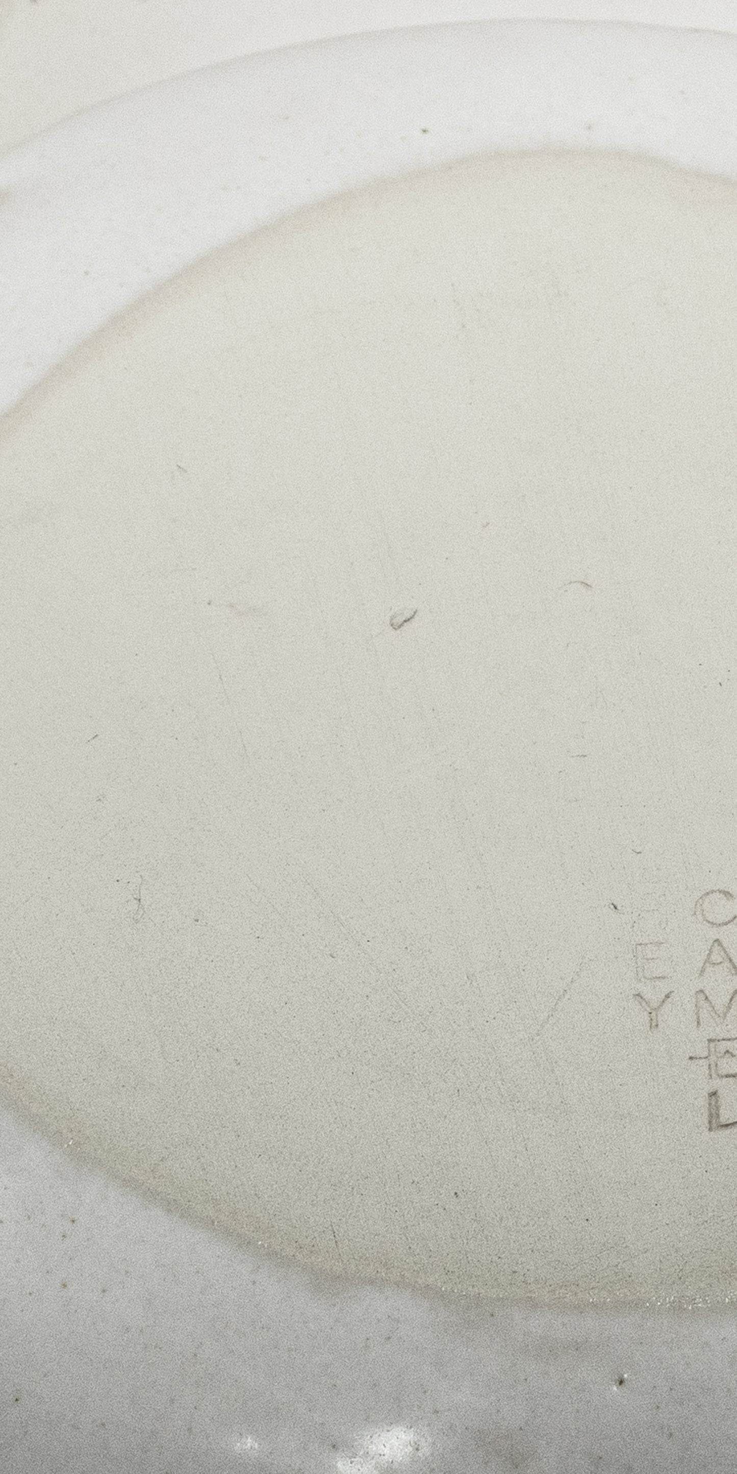 white plate