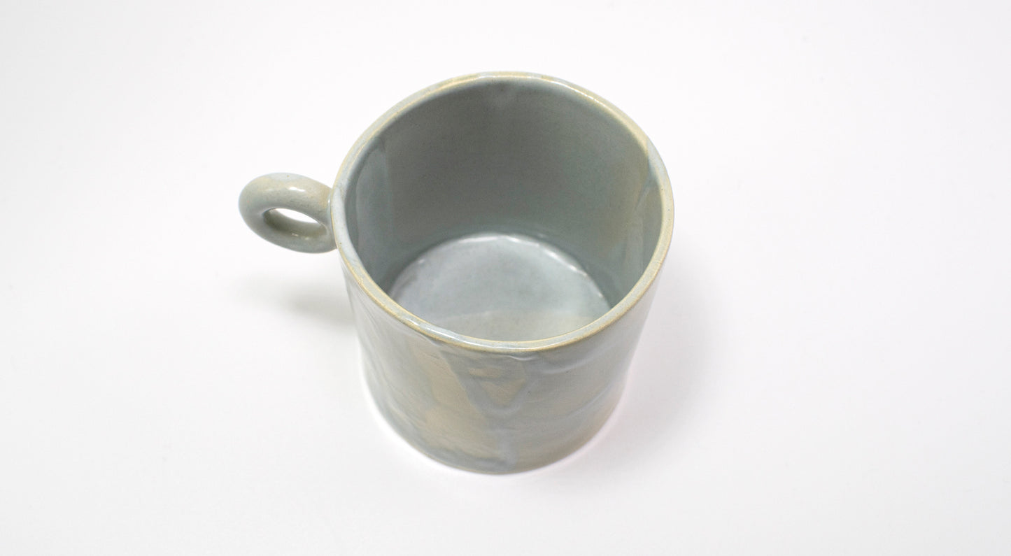 blue coffee cup