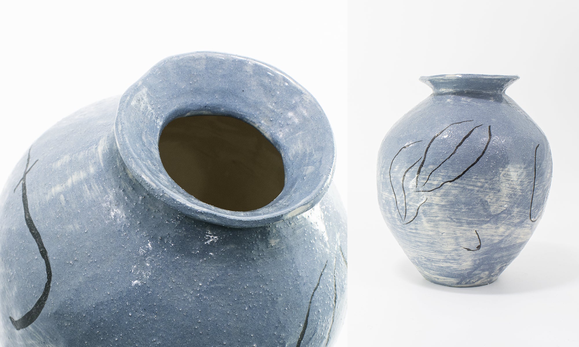 blue water pot