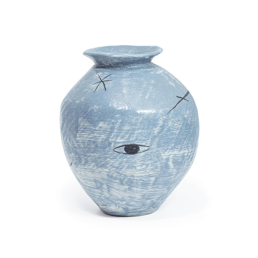 blue water pot