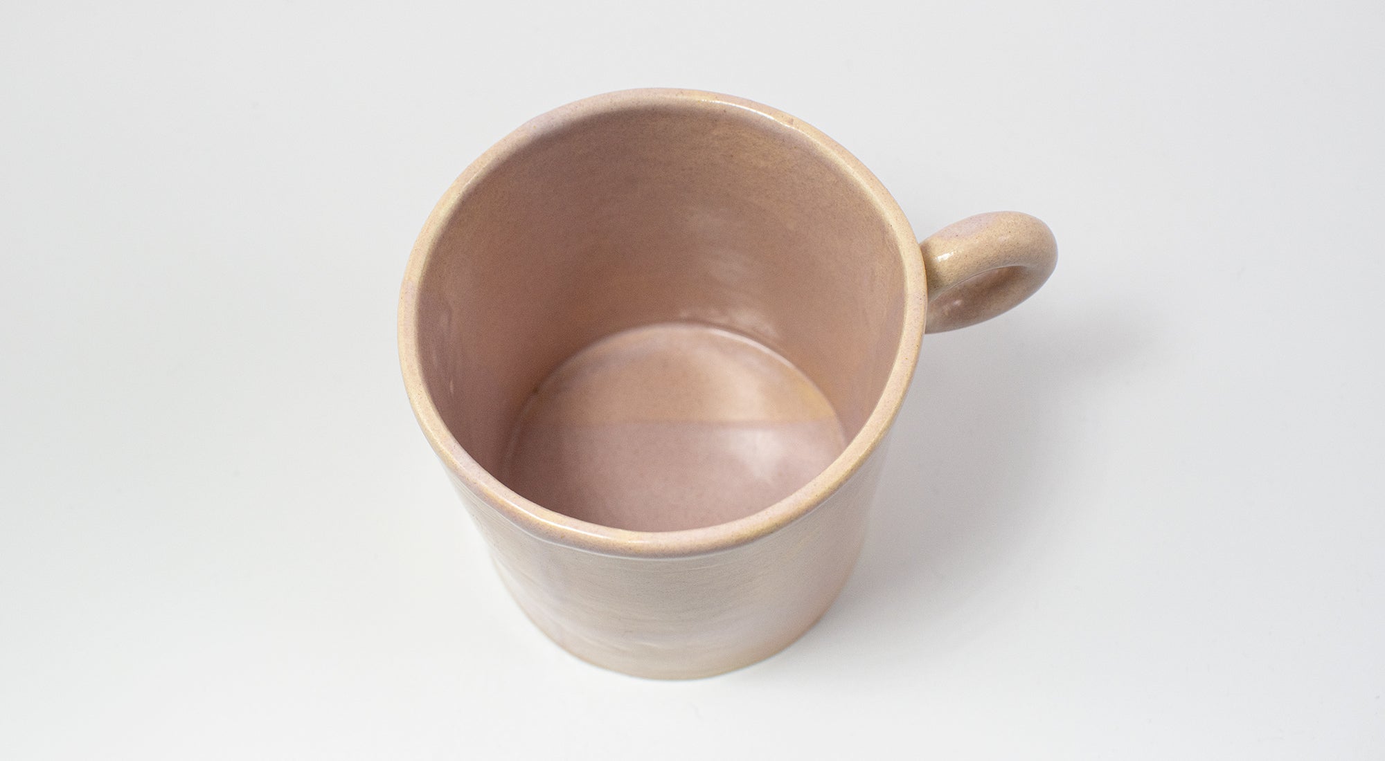 pink coffee cup