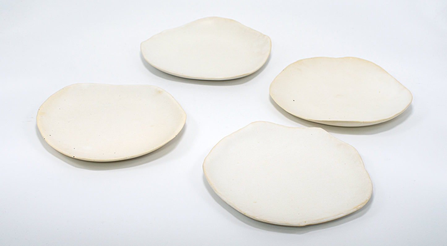 white plate
