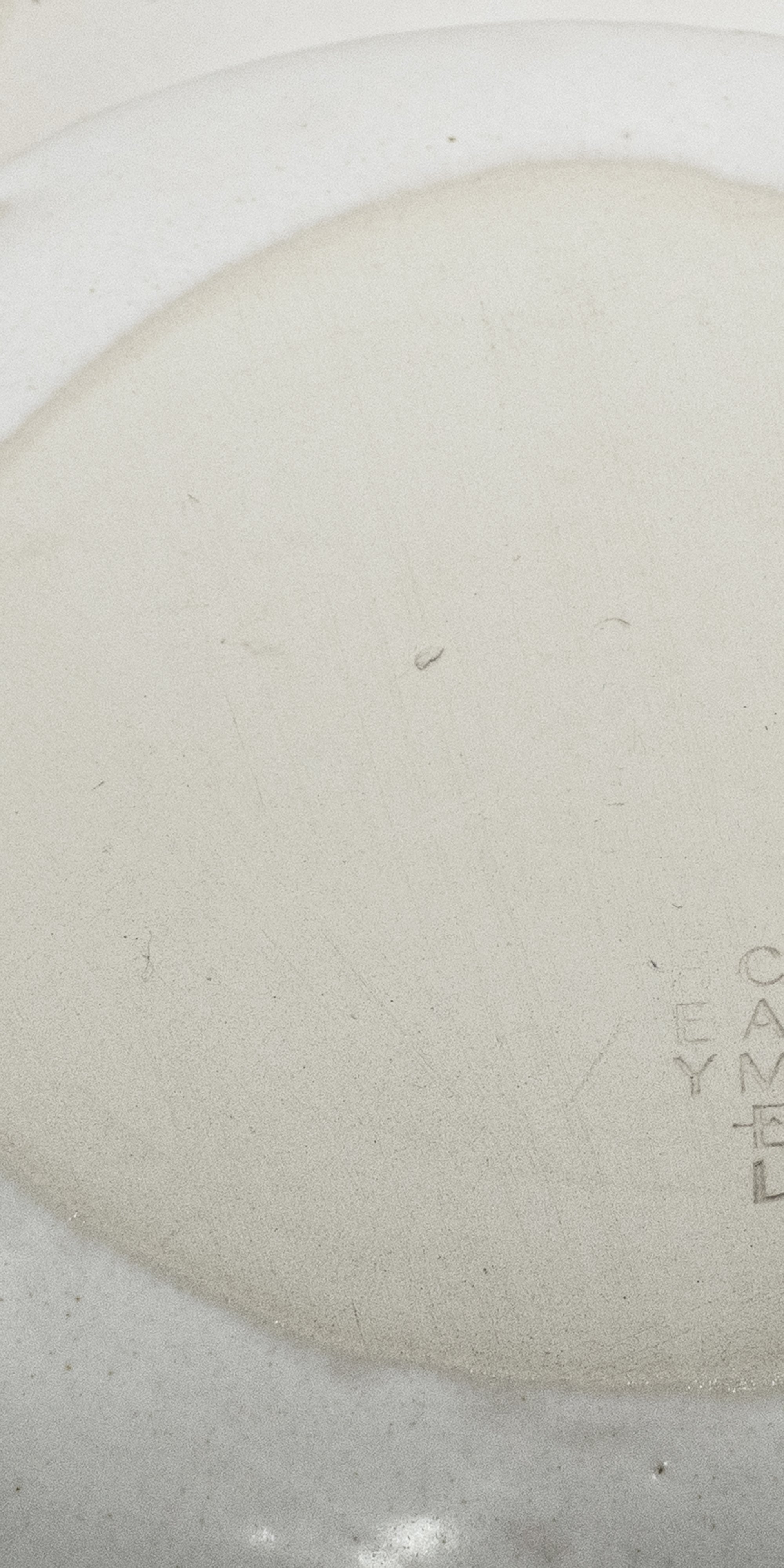 white plate