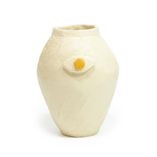 yellow eye vase